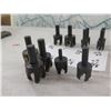 Image 2 : Qty 11 Fuller Tapered Plug Cutter Hex Shank Misc Sizes