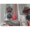 Image 2 : Qty 14 Porter Cable 43218 Spiral Cut Out Bits, 43253PC Laminate Trimming Bits, etc