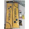 Image 1 : Qty 2 Stabila 30025 Level Cases, BM300 Measuring Tape & Level Endcaps Misc Size