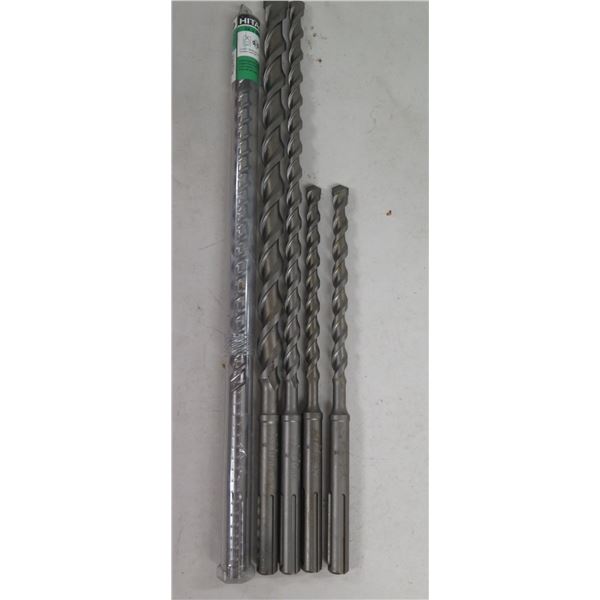 Hitachi Rotary Hammer Drill Bit & 4 Loose Relton Bits Misc Size