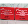 Image 3 : Qty 4 Boxes Milwaukee C.T. Hole Saw (Cutter Only) Misc Size & Shank Arbor