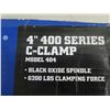 Image 2 : Wilton 14242  4" 400 Series C-Clamp Model 404 Black Oxide Spindle New