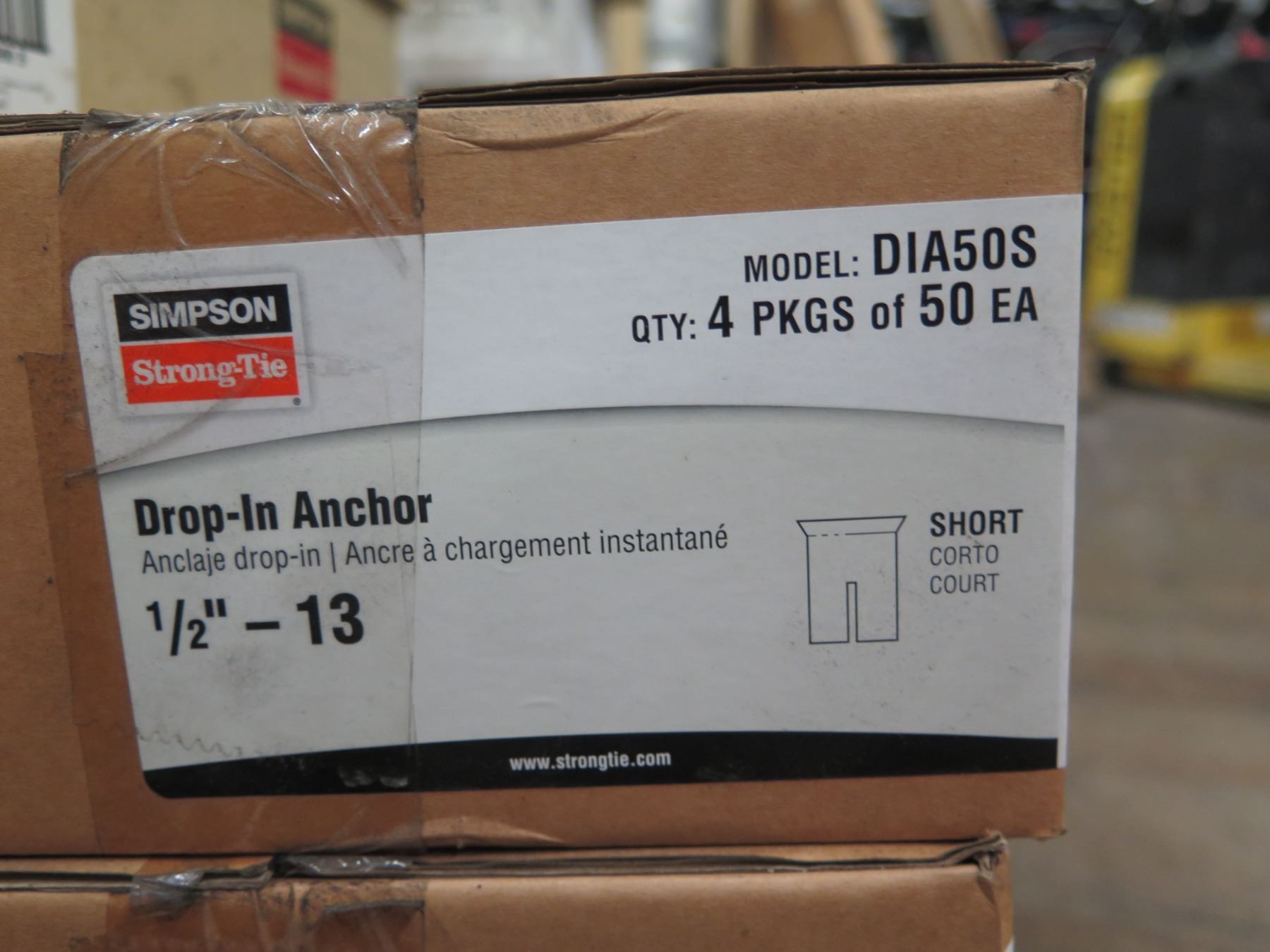 Pallet Multiple Boxes Simpson Strong Tie Anchors, Concrete Screws, Misc ...