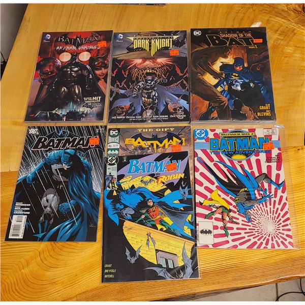 One Lot of Seven Batman Comics