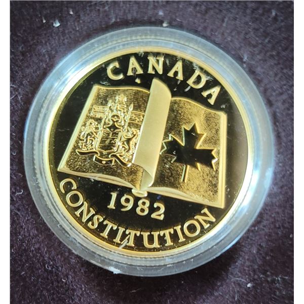 1982 RCM Canadian 100 Dollar Gold Coin 1982-rcm-canadian-100-dollar-gold-coin