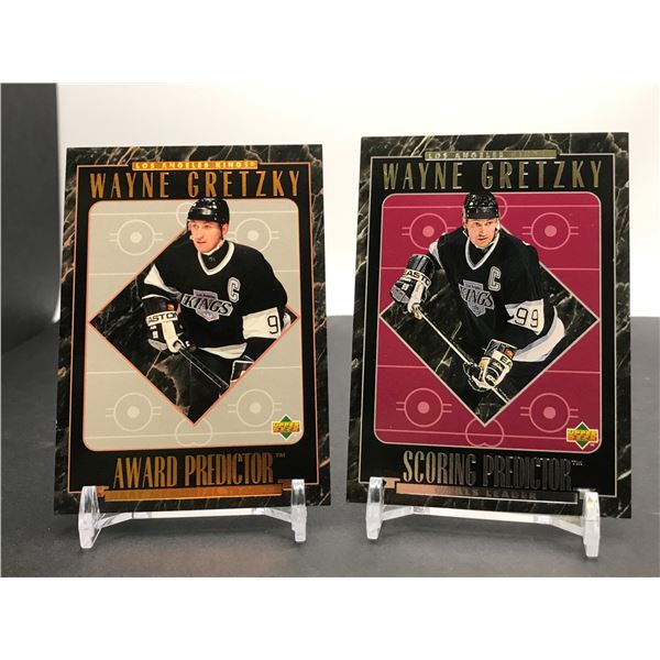 LOT OF 2 UPPER DECK 1995  #H7  AND R13  WAYNE GRETZKY CARDS