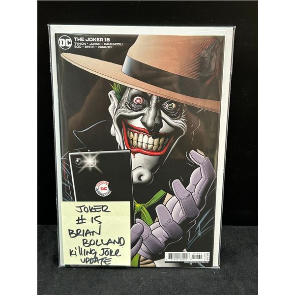 DC COMICS THE JOKER NO.15 BRIAN BOLLAND KILLING JOKE PDATE