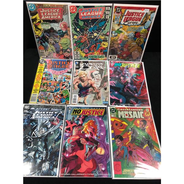 DC COMICS JUSTICE LEAGUE COMIC BOOK LOT