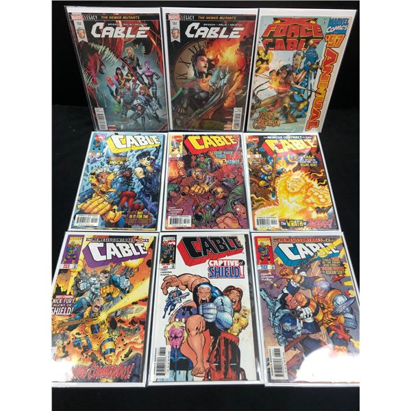 LOT OF CABLE COMICS (MARVEL COMICS)