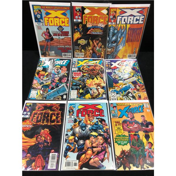 LOT OF X-FORCE COMICS (MARVEL COMICS)