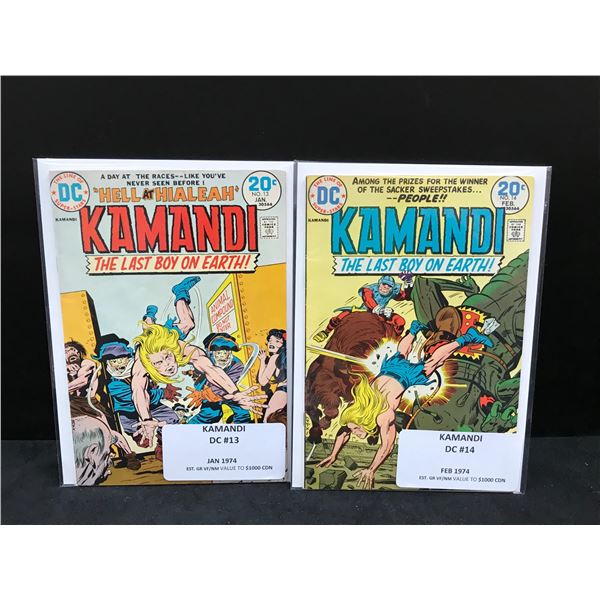 LOT OF 2 KAMANDI #13 AND #14  (DC COMICS)