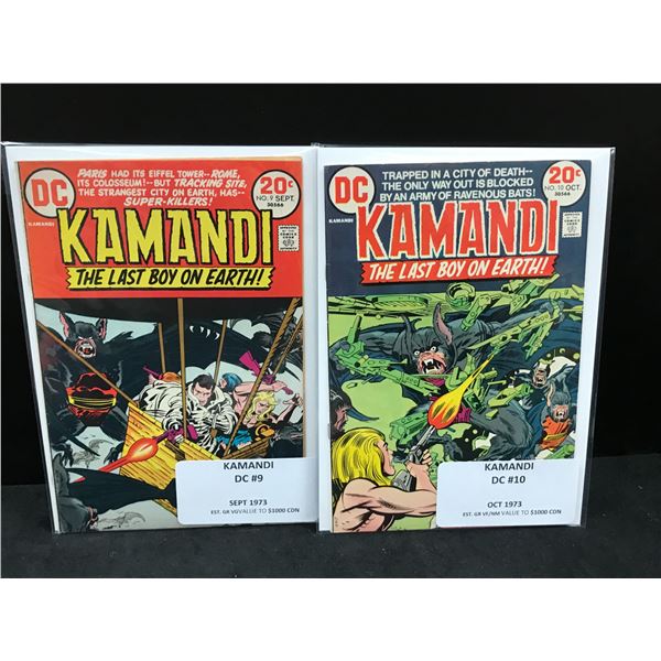 LOT OF 2 KAMANDI #9  AND #10  (DC COMICS)