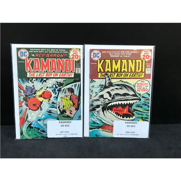 LOT OF 2 KAMANDI #22 AND #23  (DC COMICS)