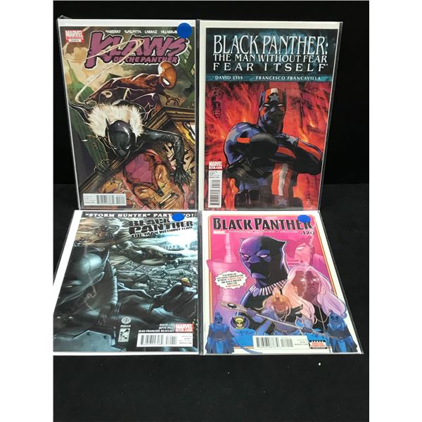 LOT OF 4 BLACK PANTHER COMICS (MARVEL COMICS)