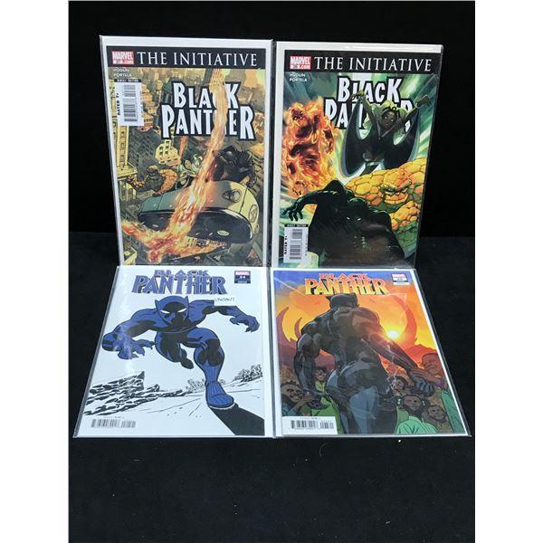 LOT OF 4 BLACK PANTHER COMICS (MARVEL COMICS)