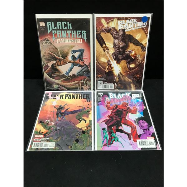 LOT OF 4 BLACK PANTHER COMICS (MARVEL COMICS)