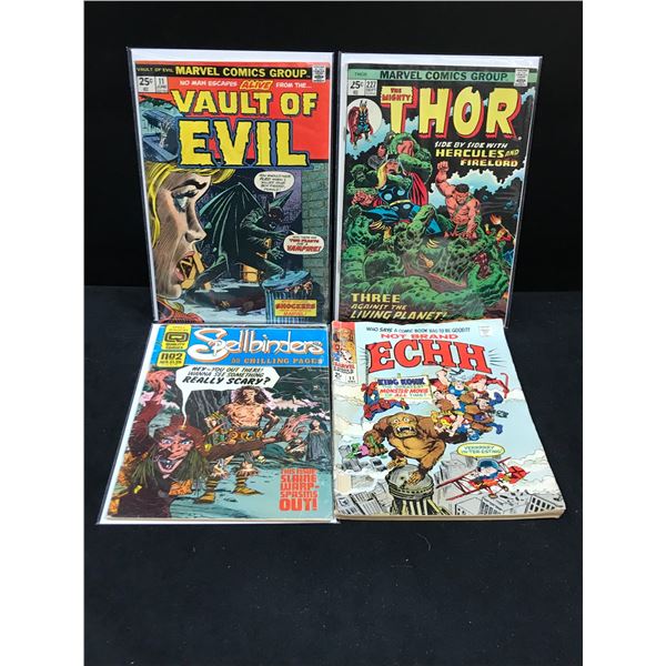 LOT OF 4 VINTAGE COMICS (MARVEL COMICS)