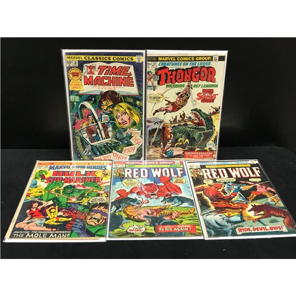LOT OF 5 MARVEL COMICS