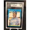 Image 1 : 1987 FLEER BASEBALL BO JACKSON ROOKIE CARD (KSA 7.5)