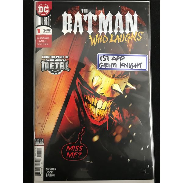 DC COMCIS THE BATMAN WHO LAUGHS NO.1