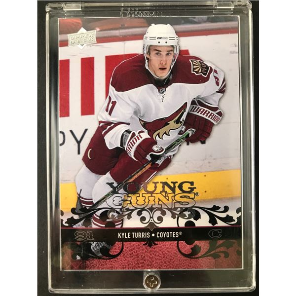 2008-09 UPPER DECK KYLE TURRIS YOUNG GUNS ROOKIE CARD