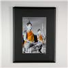 Image 1 : Framed Photo Silk Draped Buddhas Ayuthaya (ART-003)