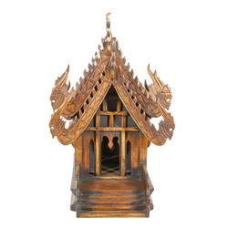 Hand Made Teak Spirit House Thai Style (CLB-032)
