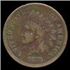 Image 1 : 1876 Indian Cent Circulated SCARCE (COI-4980)