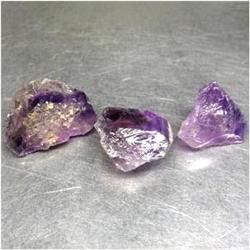 42.01ct 3 Pieces Good Rough Purple Amethyst Africa (GEM-11678)