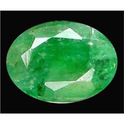  Oval Cut 1.08ct Top AAA  Natural Green Colombian Emerald (GEM-11852)
