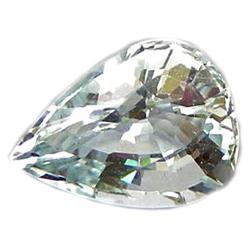 1.13ct Sparkling Pear Aqua Blue Natural Aquamarine VVS (GEM-11911)