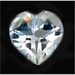 .3ct Lovely Heart Sea Foam Natural Aquamarine VVS (GEM-12964B)