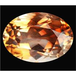 7.69ct Natural Unheated Oval Cut Top Imperial Topaz VVS (GEM-13327)