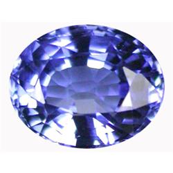 0.93ct Intense Tanzanite Color Sapphire Ceylon VVS (GEM-13333)
