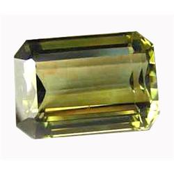 25.30ct.Luminous Emerald Green & Yellow Ametrine (GEM-14161)