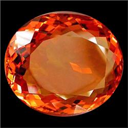 218.45ct Museum Size Oval Honey Orange Citrine (GEM-15226)