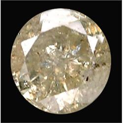 0.10ct Round Cut Unheated Yellow Diamond (GEM-15414)