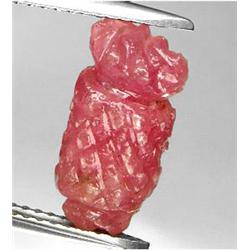 5.78ct Pineapple Hand Carved Pinkish Red Ruby (GEM-15426)