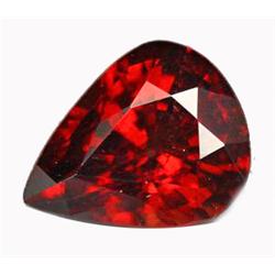 1.59ct Extreme Pear Cut Red Pink Natural Rhodo Garnet (GEM-15477)