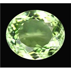 14.60ct  Stunning AAA Green Oval Cut Amethyst (GEM-15533)
