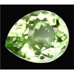 13.30ct  Fantastic AAA Green Pear Cut Amethyst (GEM-15577)