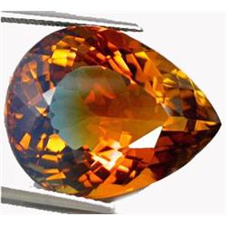 20.71ct  Perfect Pear Shape BiColor Ametrine (GEM-15594)