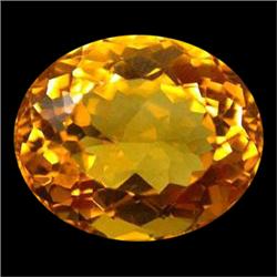 32.25ct Gorgeous Oval Orange Citrine Gemstone (GEM-15794)