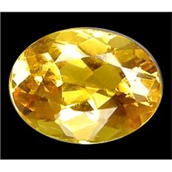  1.14ct Top AAA Oval Yellow Beryl Tanzania VVS (GEM-9634)