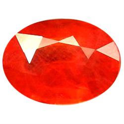 1.51ct Pleasing Oval Cut Orange Sapphire (GEM-11728)