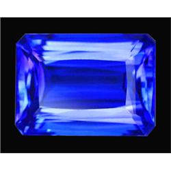30.7ct Fantastic Emerald Cornflower Blue Quartz Brazil (GEM-14221)