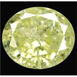 0.27ct Sparkling Yellow Oval Natural Diamond (GEM-14830)