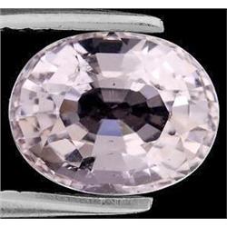 2.84ct Oval Cut Top AAA White Pink Morganite VS (GEM-15438)