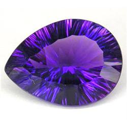 14.80ct Ravishing Pear Concave AAA Purple Amethyst (GEM-15572)