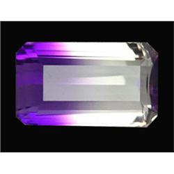 21.7ct White & Purple Emerald Cut Amethsyt (GEM-15615)